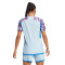 Camiseta España Segunda Equipación Authentic Mundial Femenino 2023 Mujer Glow Blue