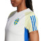 Camiseta Suecia Training Mundial Femenino 2023 Mujer Off White