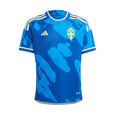 Koszulka Damska koszulka wyjazdowa dla dzieci Szwecja Mistrzostwa Świata 2023