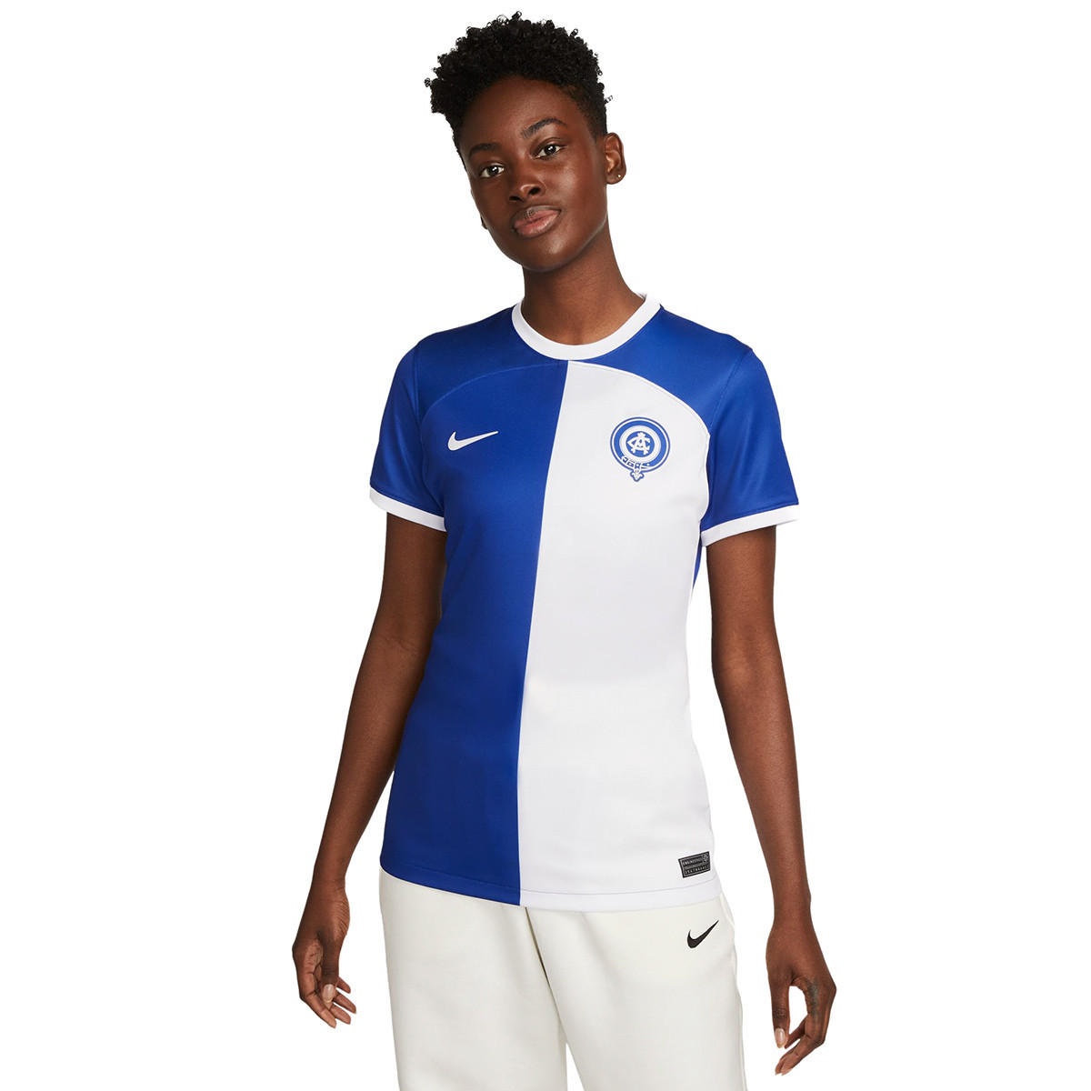 Maillot de foot Nike Dri-FIT Brésil 2023 Stadium Extérieur pour femme