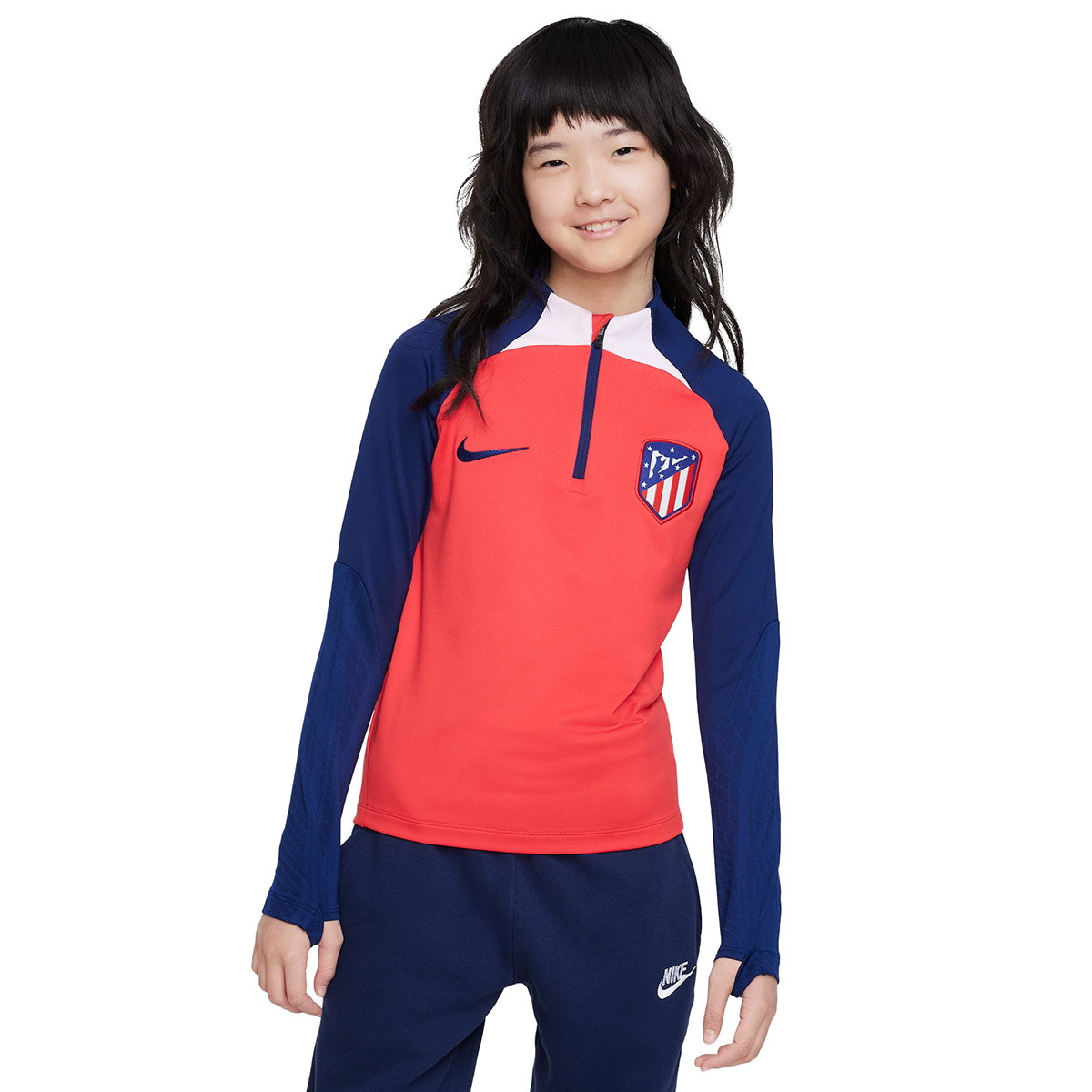 Sudadera Nike de Training 2023-2024 Niño Global Red-Regal Pink-Blue Void - Fútbol Emotion