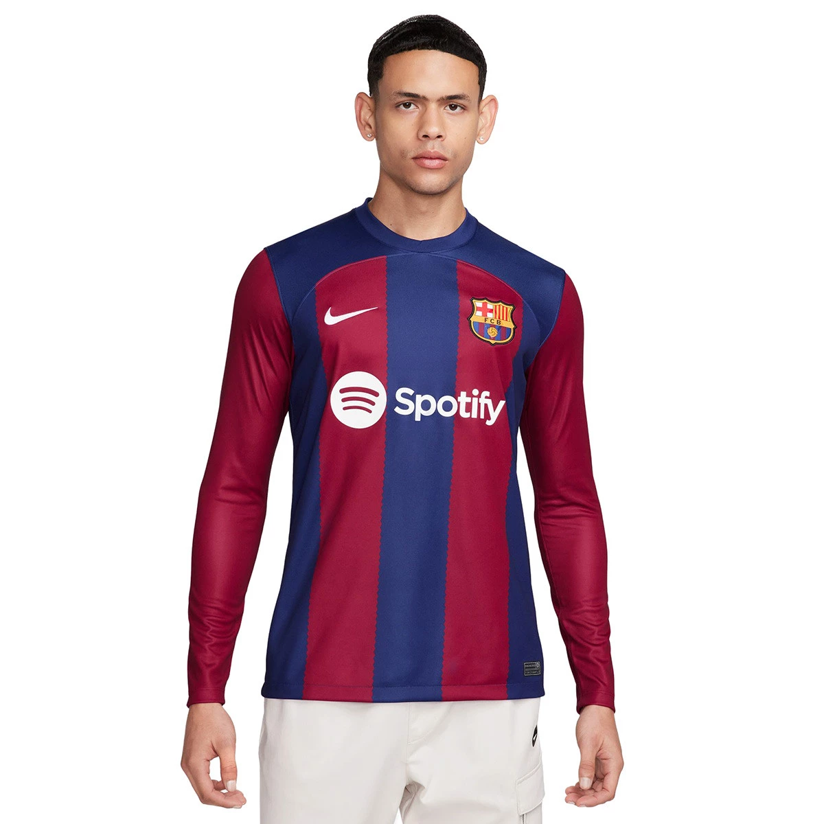 Camiseta Nike FC Barcelona Primera Equipación 2023-2024 Niño Deep Royal  Blue-Noble Red-White - Fútbol Emotion