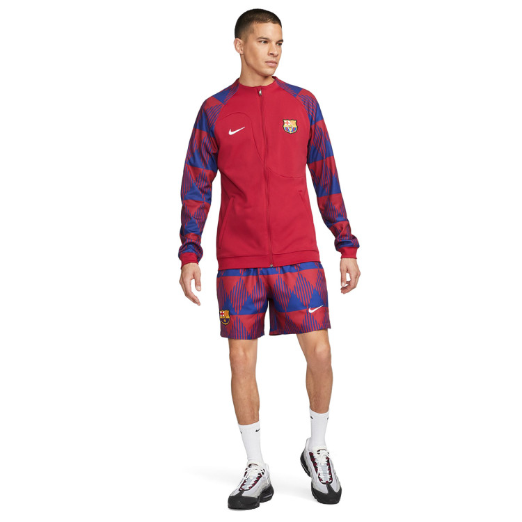 Pantalón corto Nike FC Barcelona Fanswear 2023-2024 Noble Red-White ...