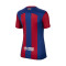Camiseta FC Barcelona Primera Equipación 2023-2024 Mujer Deep Royal Blue-Noble Red-White