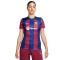 Camiseta FC Barcelona Primera Equipación 2023-2024 Mujer Deep Royal Blue-Noble Red-White