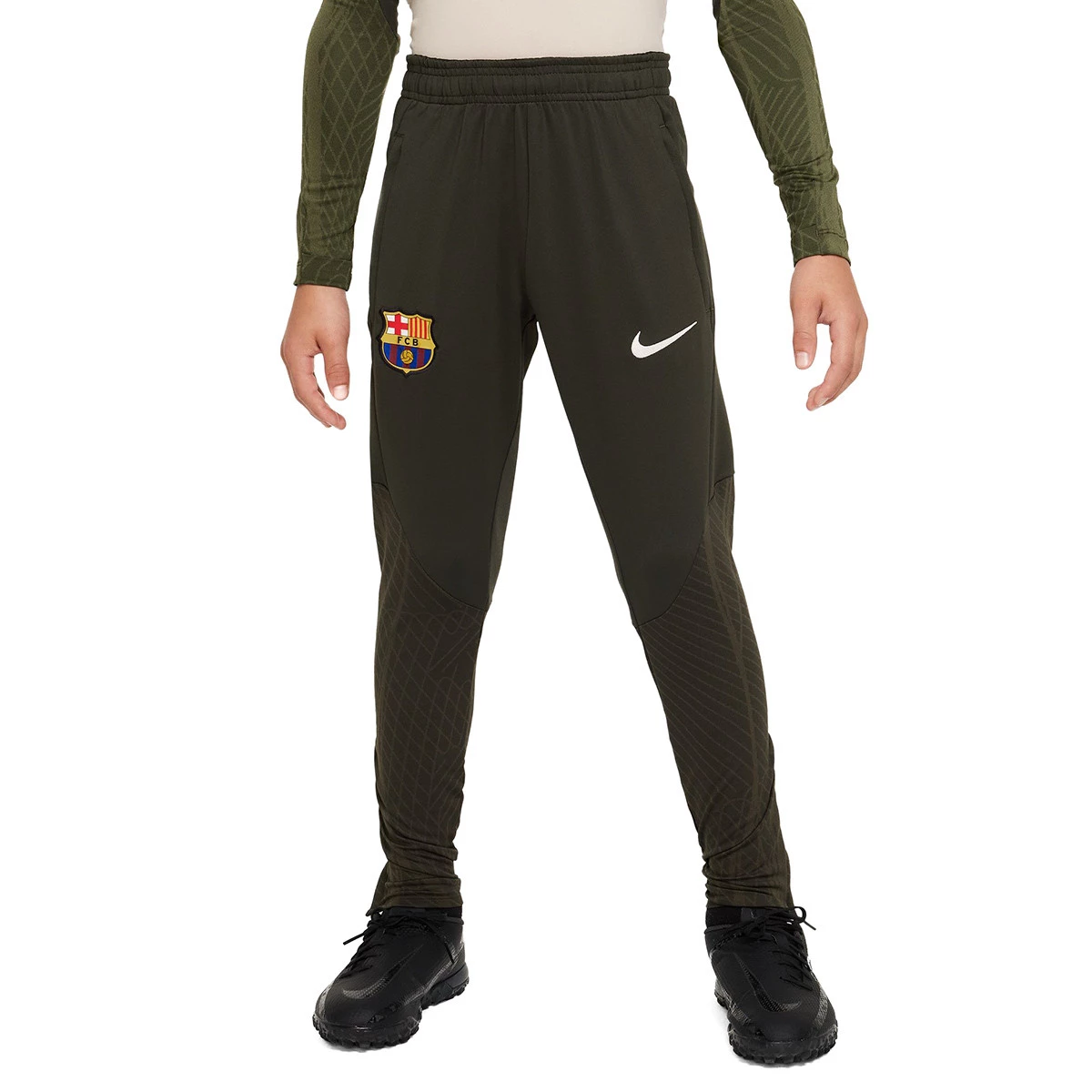 Trousers Nike Kids FC Barcelona Training 2023 2024 Sequoia Futbol Emotion