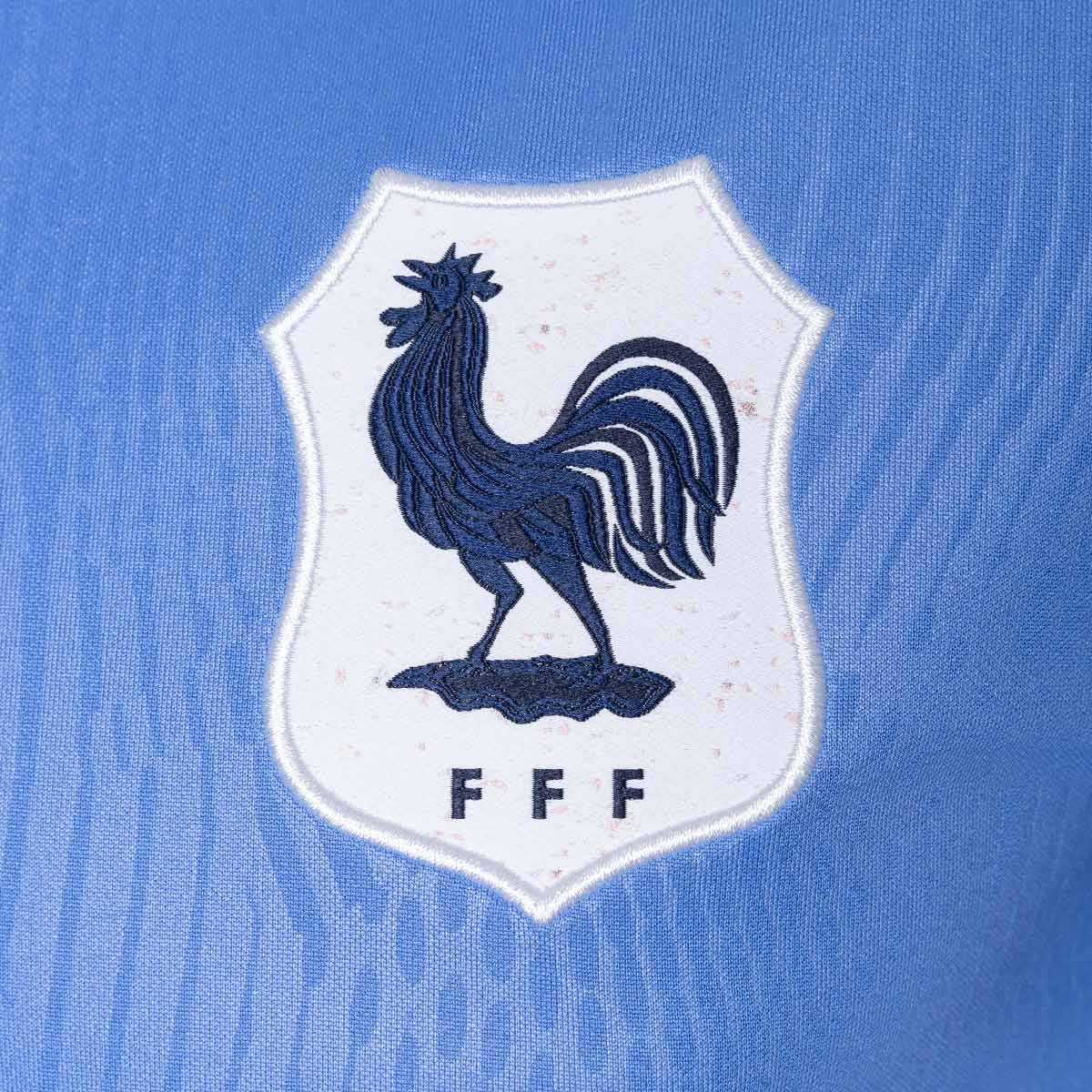 Tenue de foot bleu, taille enfant 4 à 6 ans - FFF France - Label