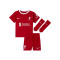 Conjunto Liverpool FC Primera Equipación 2023-2024 Bebé Gym Red