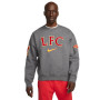 Liverpool FC Fanswear 2023-2024 Charcoal Heathr-University Or