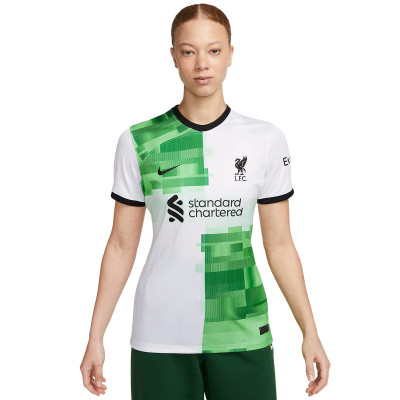 Camisola Liverpool FC Segundo Equipamento 2023-2024 Mulher