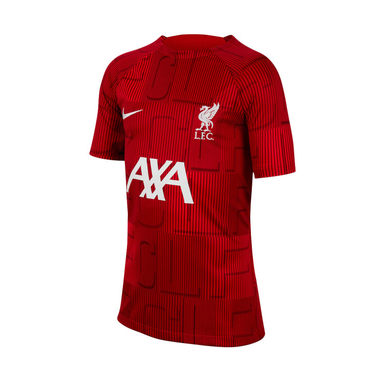Jersey Nike Kids Liverpool FC PreMatch 20232024 Gym Red Fútbol Emotion