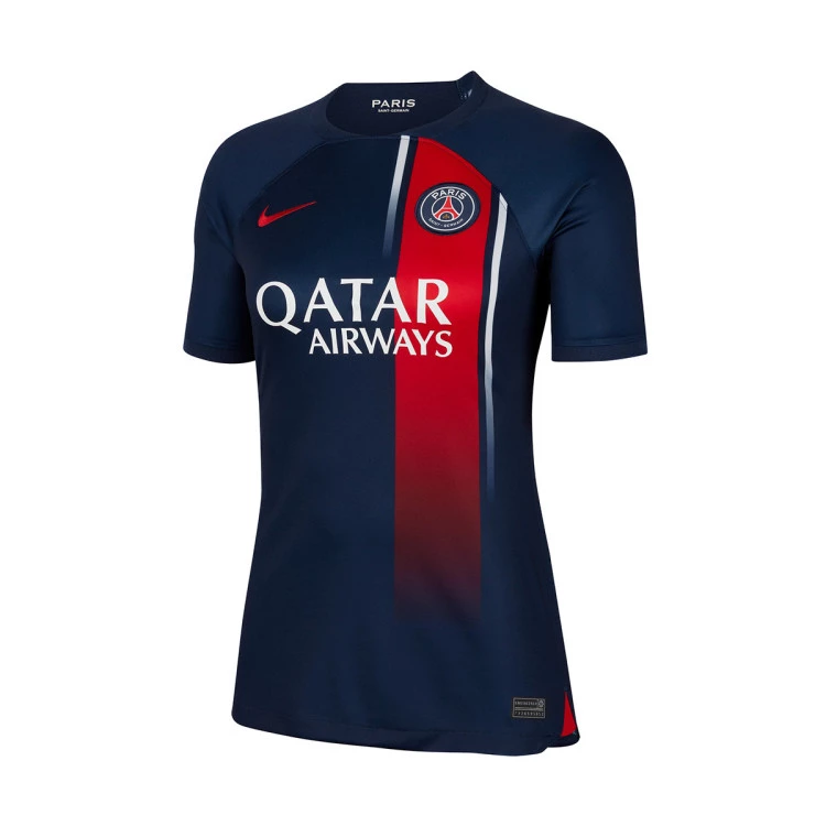 Jersey Nike Women Paris Saint Germain Home Jersey 2023 2024 Midnight Navy University Red Futbol Emotion