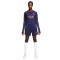 Sudadera Paris Saint-Germain Training 2023-2024 Mujer Blackened Blue-Blackened Blue-Red-Gold Suede