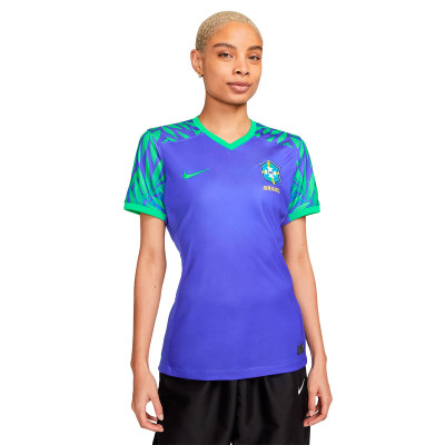 Camiseta Brasil Segunda Equipación Stadium Mundial Femenino 2023 Mujer