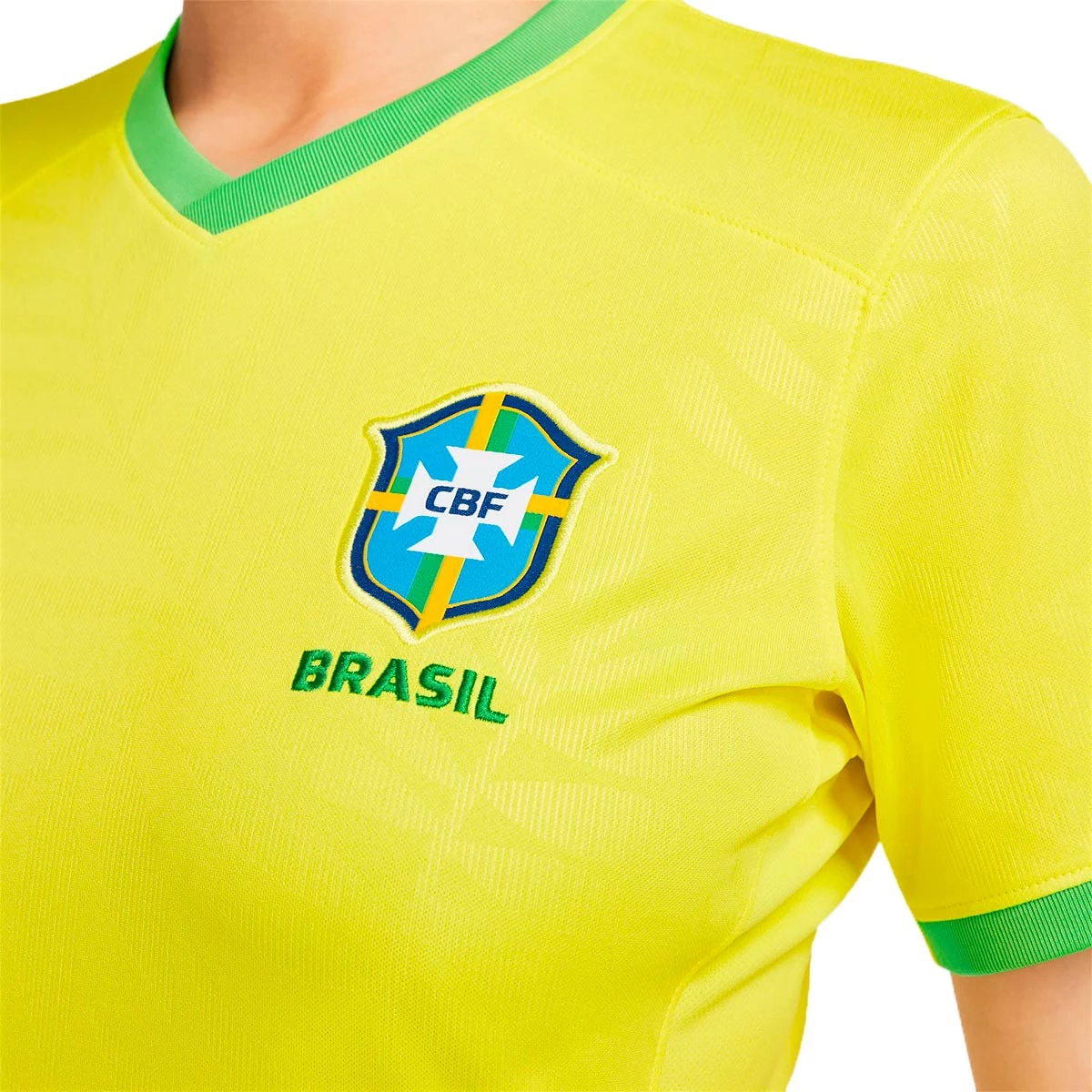 Camisola Nike Brasil Primeiro Equipamento Stadium Mundial Feminino
