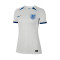 Camiseta Inglaterra Primera Equipación Stadium Mundial Femenino 2023 Mujer Summit White-Gym Blue