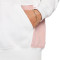 Sudadera Inglaterra Fanswear Mundial Femenino 2023 Mujer Summit White-Pink Oxford