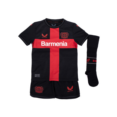 Kids Bayer 04 Leverkusen Home Kit 2023-2024 Kit 