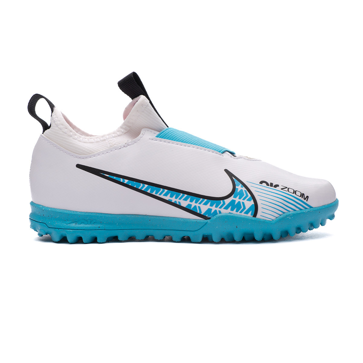 Bota de fútbol Air Zoom Vapor 15 Academy Turf White-Baltic Blue-Pink Blast-Black - Fútbol