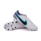 Bota Tiempo Legend 9 Academy FG/MG White-Black-Baltic Blue