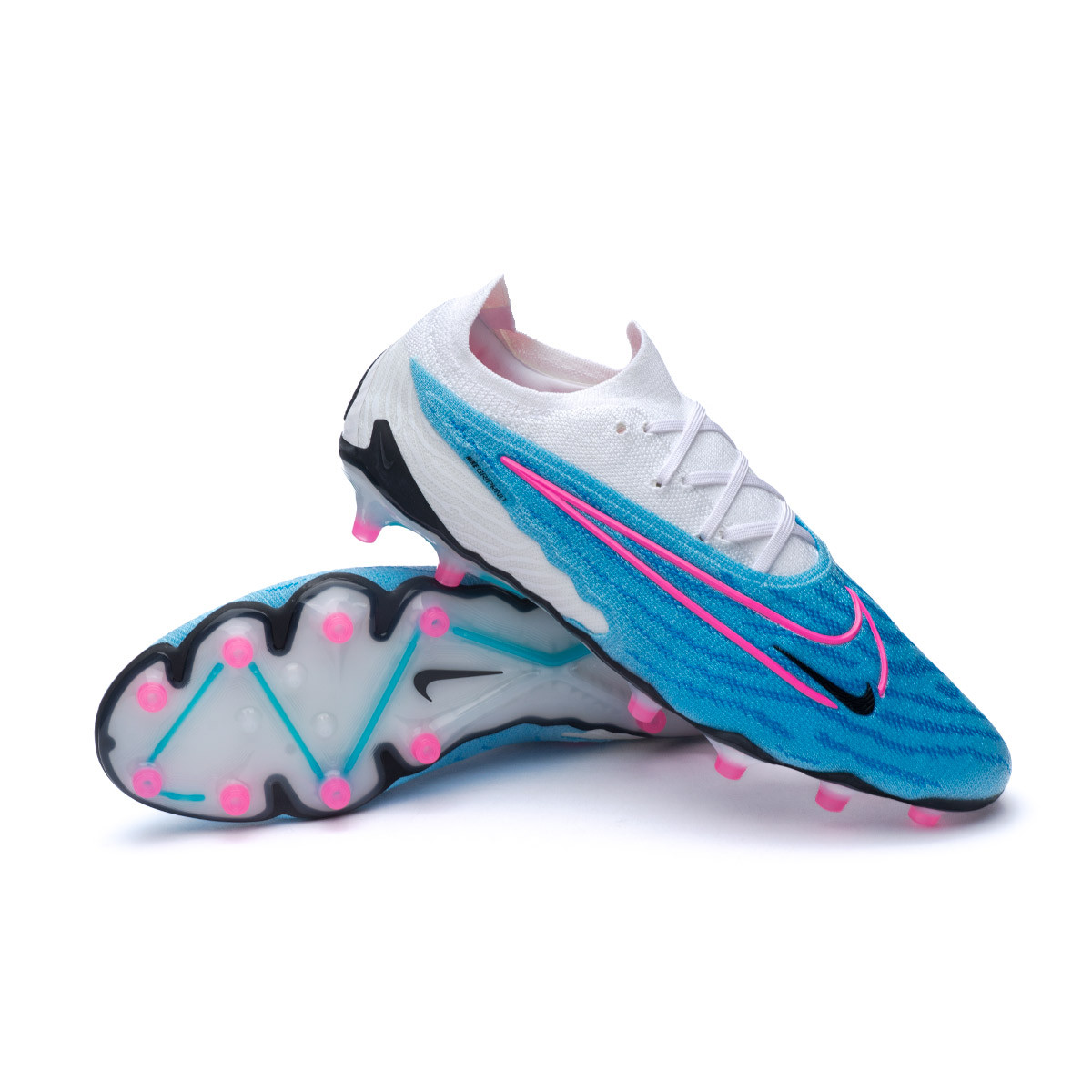 Comprensión Especialidad recuerdos Bota de fútbol Nike Phantom GX Elite AG-Pro Baltic Blue-Pink Blast-White -  Fútbol Emotion
