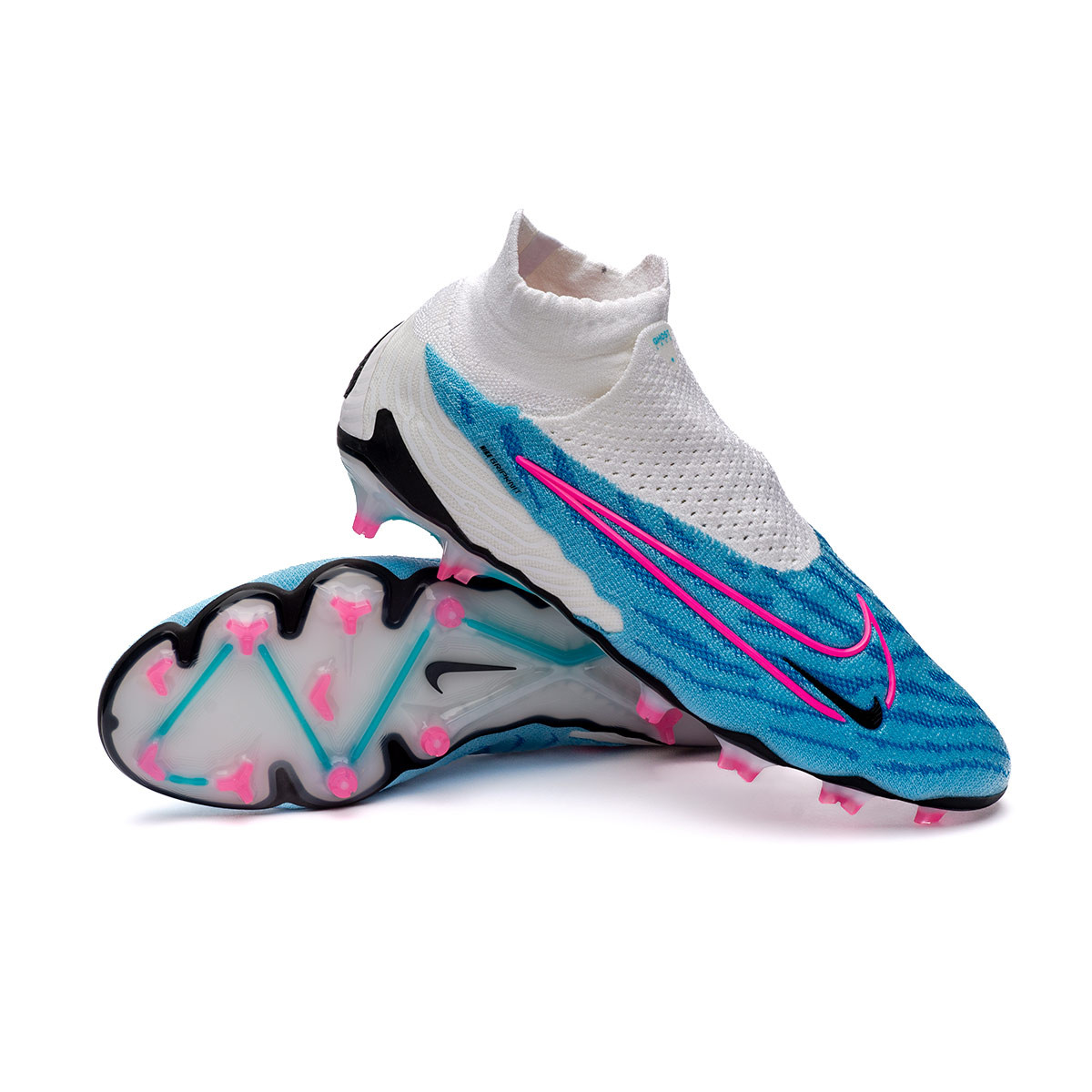 Football Boots Nike Phantom GX Elite DF FG Baltic Blue-Pink Blast-White ...