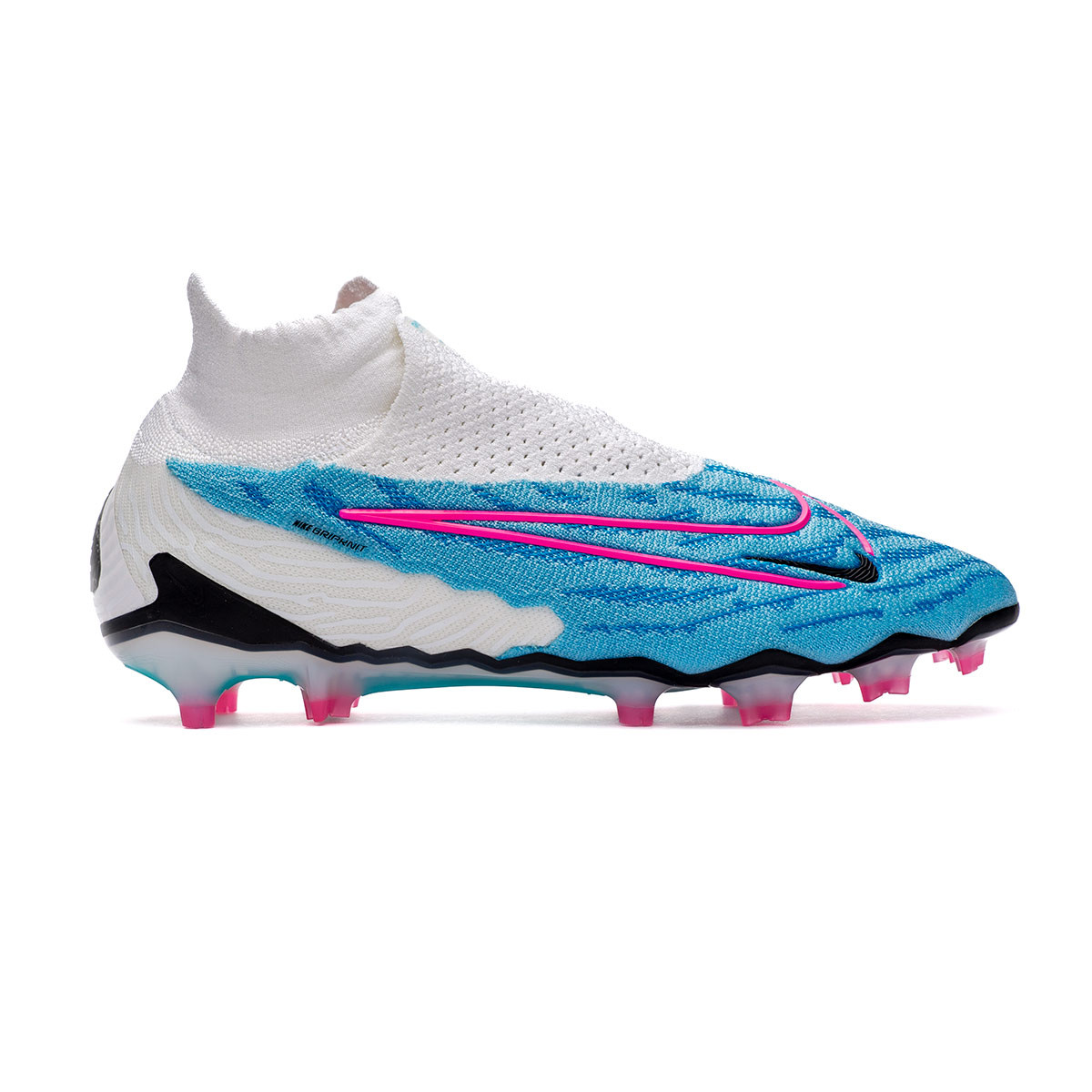 Hacer grueso Típico Bota de fútbol Nike Phantom GX Elite DF FG Baltic Blue-Pink Blast-White -  Fútbol Emotion