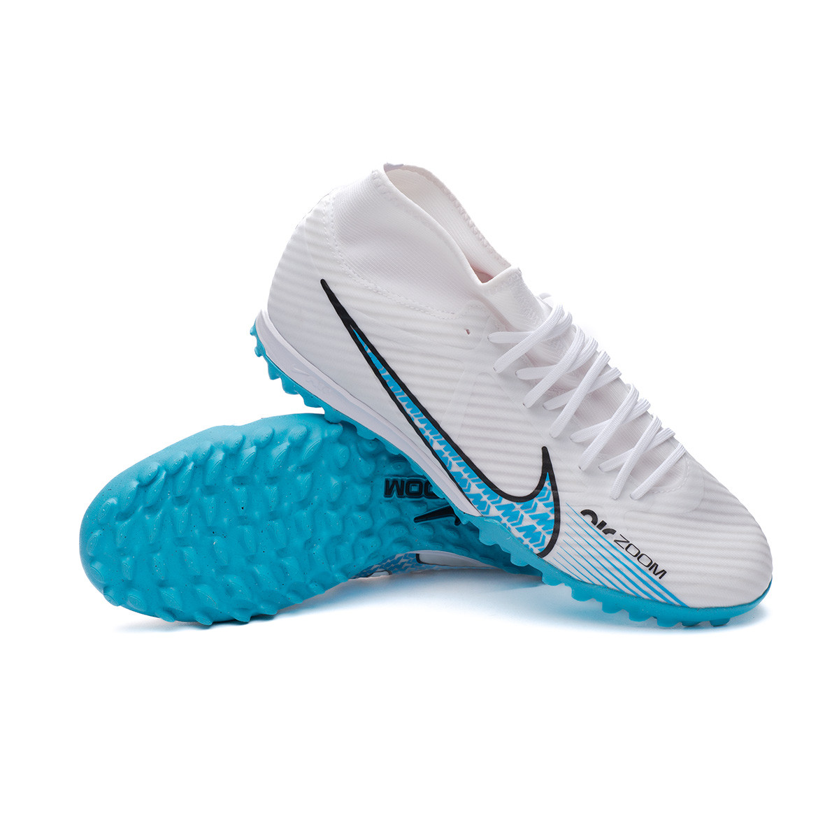 Dominante Velas pronóstico Bota de fútbol Nike Air Zoom Mercurial Superfly 9 Academy Turf White-Baltic  Blue-Pink Blast-Black - Fútbol Emotion