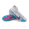 Bota Air Zoom Mercurial Superfly 9 Elite SG-Pro White-Baltic Blue-Pink Blast