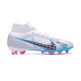 Air Zoom Mercurial Superfly 9 Pro AG-Pro White-Baltic Blue-Pink Blast