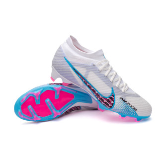 Air Zoom Mercurial Vapor 15 Pro FG White-Baltic Blue-Pink Blast