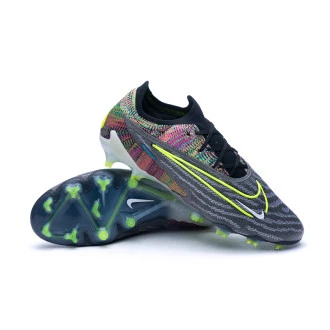 Bota Phantom GX Elite Fusion FG Black-Volt-White-Blue Glow-Pink Blast