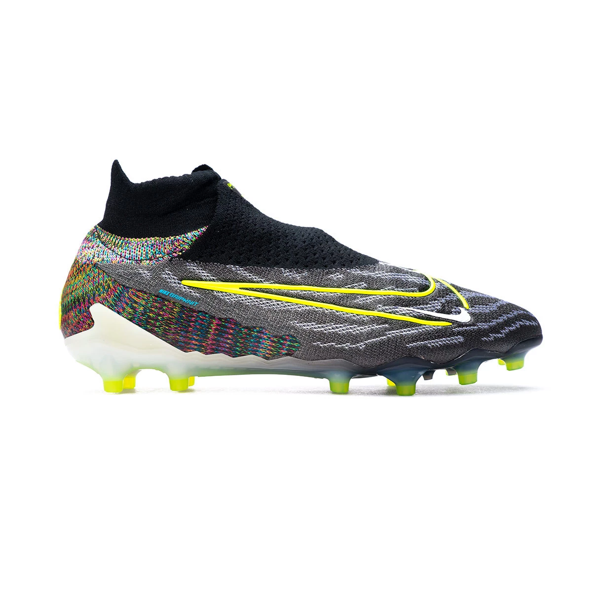 Scarpe Nike Phantom GX Elite DF Fusion AG Pro Black Volt White Blue Glow Pink Blast Futbol Emotion