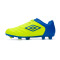 Bota Umbro Classico Xi Fg Niño Safety Yellow / Regal Blue / White
