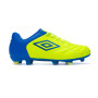 Kids Umbro Classico Xi Fg Safety yellow / Regal blue / White