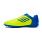 Bota Umbro Classico XI Turf Safety Yellow - Regal Blue - White