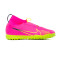 Bota Air Zoom Mercurial Superfly 9 Academy Turf Niño Pink Blast-Volt-Gridiron