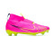 Bota Air Zoom Mercurial Superfly 9 Pro FG Niño Pink Blast-Volt-Gridiron
