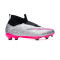 Bota Air Zoom Mercurial Superfly 9 Pro XXV FG Niño Metallic Silver-Hyper Pink