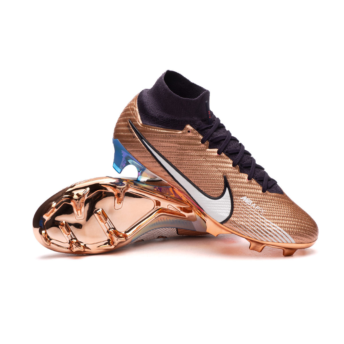 Bota de fútbol Nike Superfly 9 Elite Mbappé FG Metalic - Fútbol