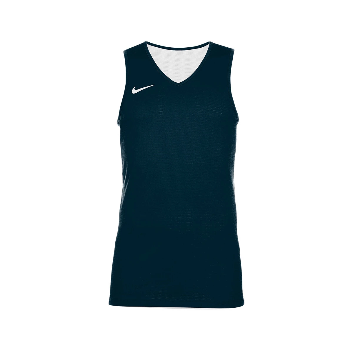 Top Nike Reversible Team Basketball Obsidian-White Fútbol Emotion