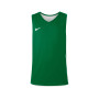 Kids Reversible Team Basketball-Pine Green-White