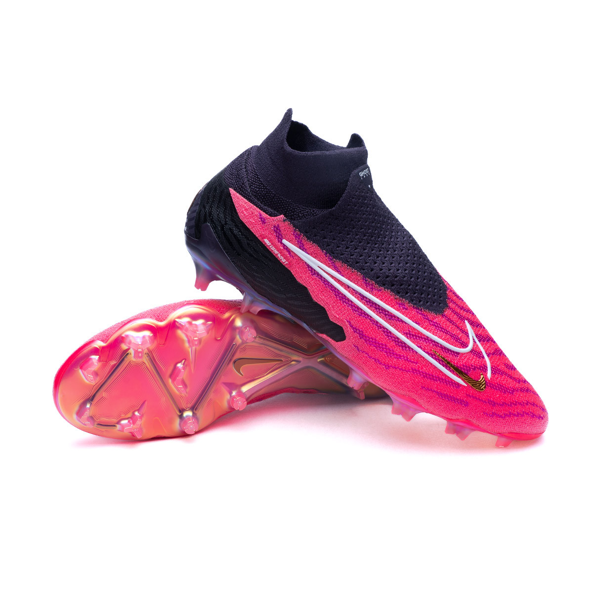 Bota de fútbol Nike Phantom GX Elite DF FG Hyper Pink-White - Fútbol