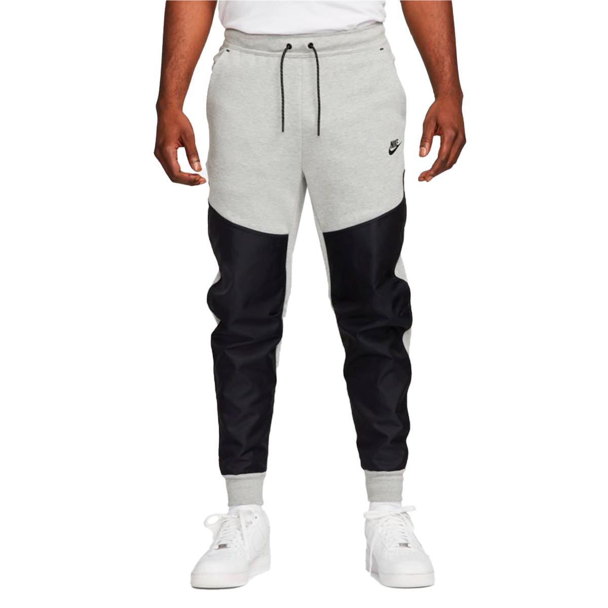 Delgado Decoración fe Pantalón largo Nike Sportswear Tech Fleece Grey Heather-Black-Black -  Fútbol Emotion