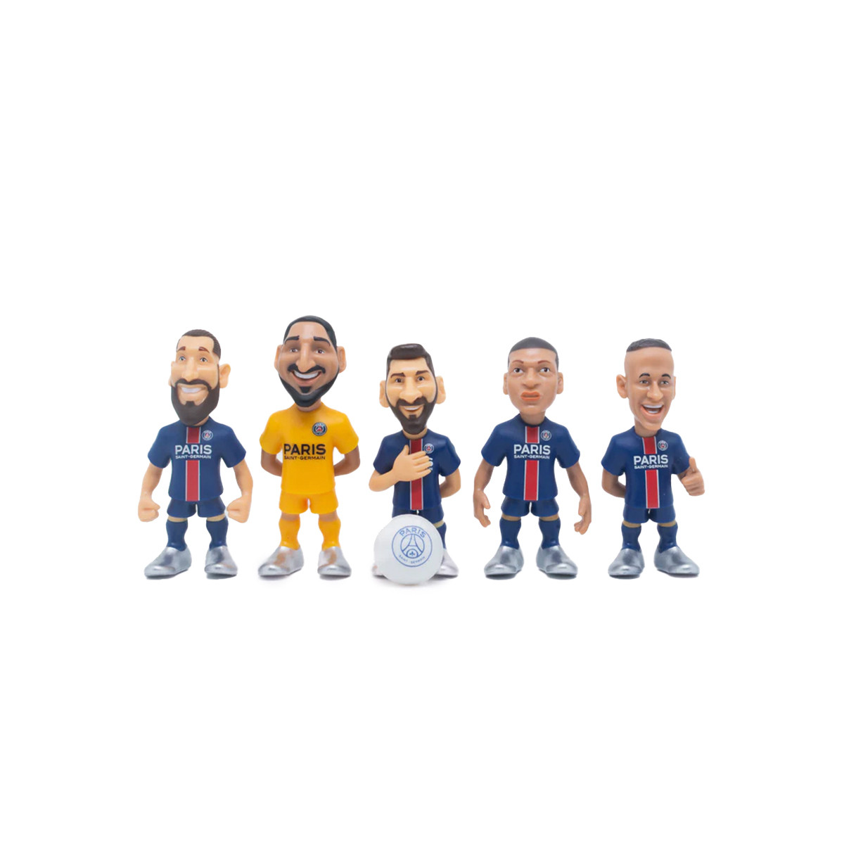 Banbo Toys Pack de Muñecos Minix (7 cm) Paris Saint-Germain (5 Unidades)  Fútbol Emotion