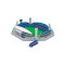 Puzzle Estadio 3D Coliseum Alfonso Perez con luz GFC