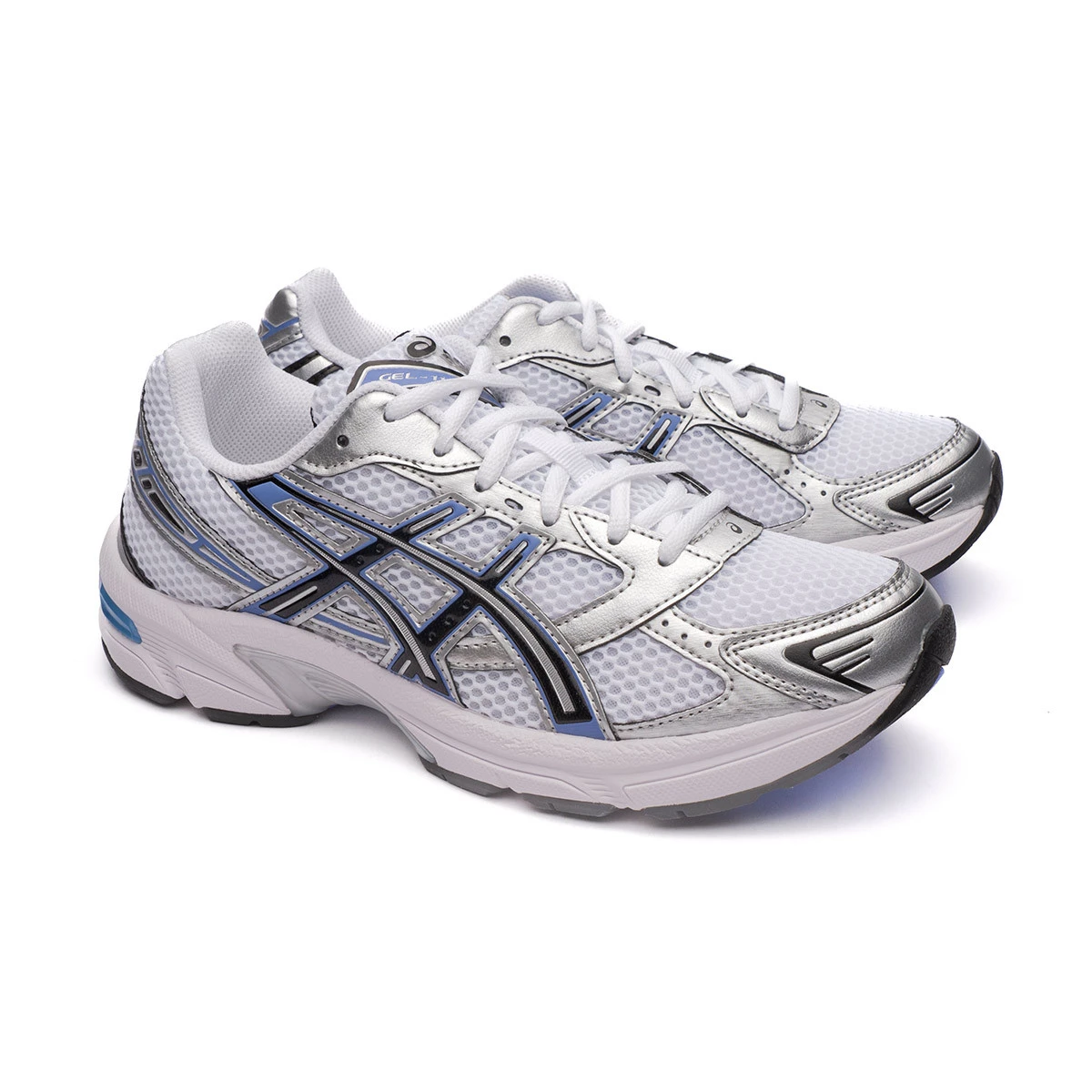 Felpa asics sale blu e bianca