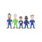 Pack de figures Minix (7 cm)