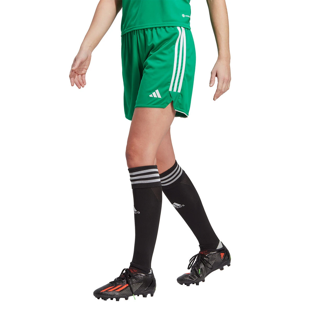 Shorts adidas Tiro 23 League Mujer Team Green-White Fútbol Emotion