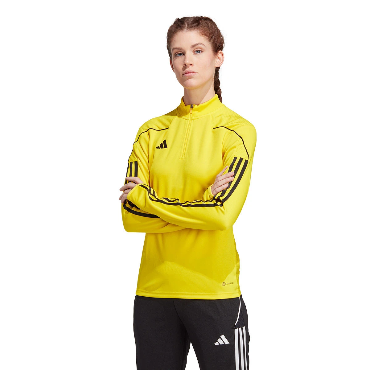 Sudadera adidas Tiro 23 League Training Mujer Team Yellow Fútbol